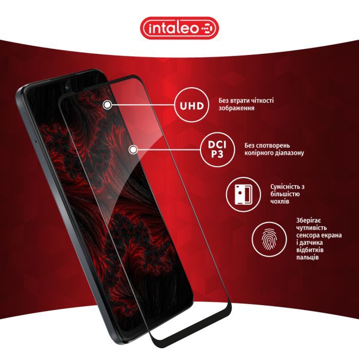 Скло захисне Intaleo Full Glue MOTO G14 Black (1283126577772) зображення 4