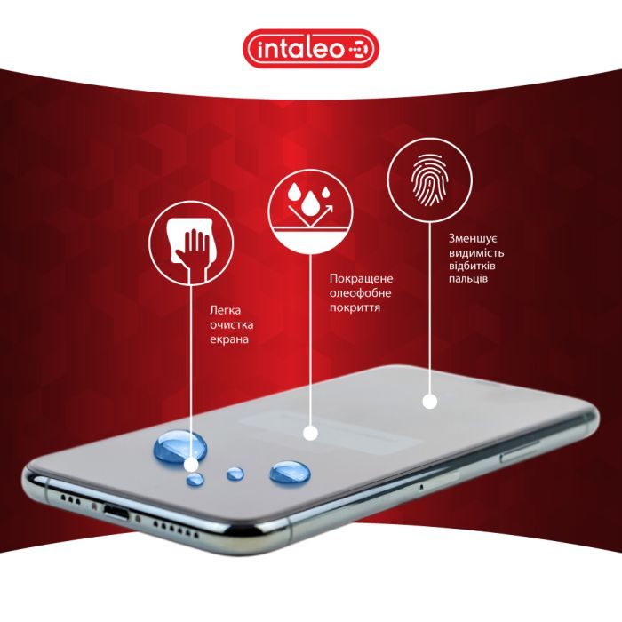 Стекло защитное Intaleo Full Glue Xiaomi Redmi 14C Black (1283126598722) изображение 6