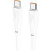 Дата кабель USB-C to USB-C 1.0m 240W TPE X93 white HOCO (6931474790736) изображение 2