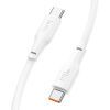Дата кабель USB-C to USB-C 1.0m 240W TPE X93 white HOCO (6931474790736) изображение 3