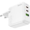 Зарядное устройство HOCO C115A Header 2xUSB-C PD65W + 1xUSB QC3.0 GaN White (6931474798312) изображение 4
