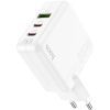 Зарядное устройство HOCO C115A Header 2xUSB-C PD65W + 1xUSB QC3.0 GaN White (6931474798312) изображение 6