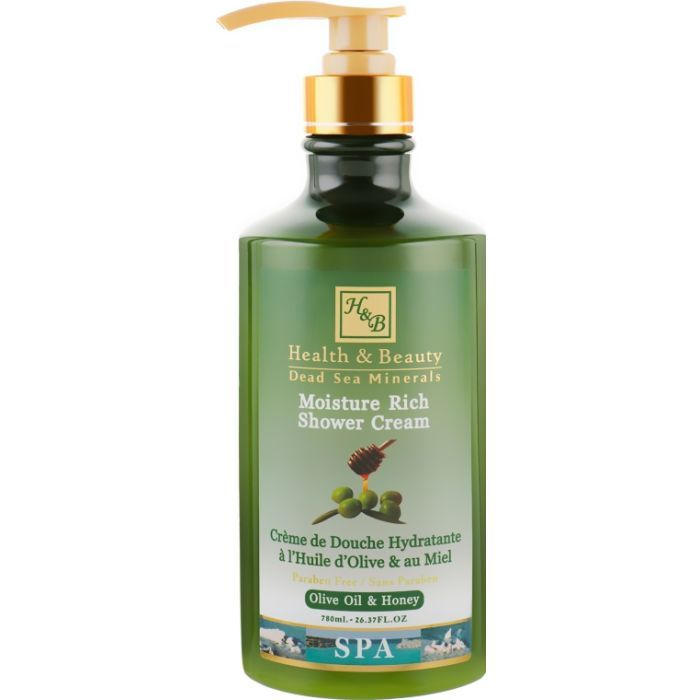 Гель для душу Health and Beauty Оливкова олія та мед 780 мл (7290012326295)