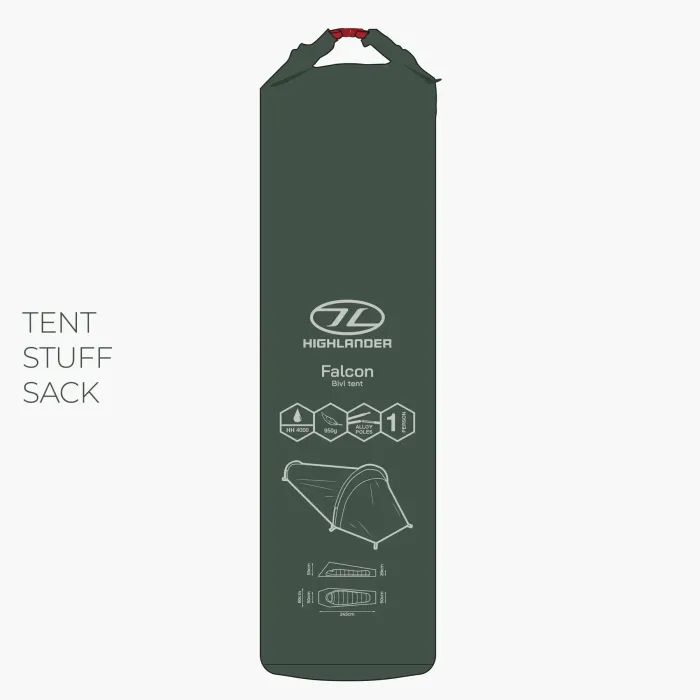 Намет Highlander Falcon Bivi Tent Pine Green (TEN165-PG) (931680) зображення 6