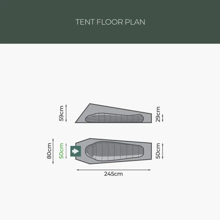 Намет Highlander Falcon Bivi Tent Pine Green (TEN165-PG) (931680) зображення 7