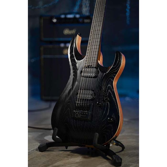 Электрогитара Cort KX700 EverTune (Open Pore Black) изображение 10