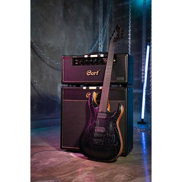 Электрогитара Cort KX700 EverTune (Open Pore Black) изображение 8