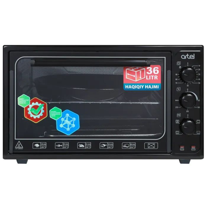 Електропіч Artel MD 3618 L BLACK зображення 3
