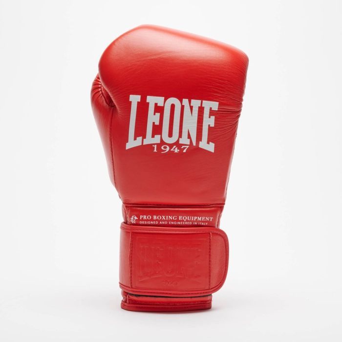 Боксерские перчатки Leone GN111 The Greatest Red 10 унцій (GN111_Red_10oz) изображение 3