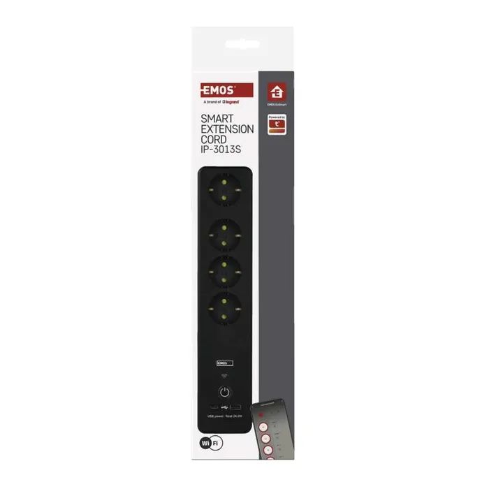 Мережевий подовжувач EMOS P1422SM 2m 4 роз. 1xUSB-A 1xUSB-C Wi-Fi 1,5мм2 (P1422SM) зображення 12