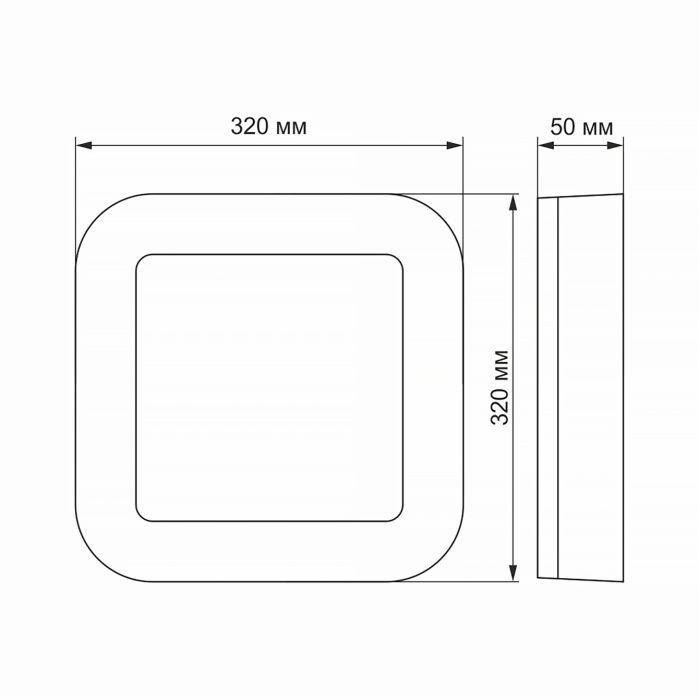Светильник Videx LED ART IP65 квадратний 30W 5000K Black (VL-BHFS-305B) изображение 2