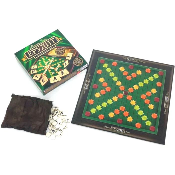 Настольная игра Danko Toys Эрудит Premium series (Erudite Premium series) (укр - рус.) (G-ER-U-01) изображение 4