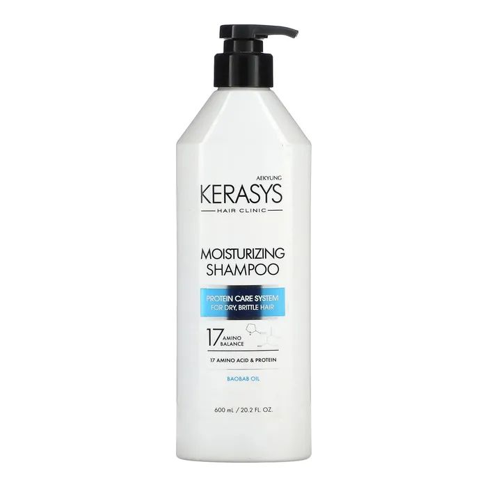 Шампунь KeraSys Hair Clinic Moisturizing Shampoo 600 мл (8801046848883)