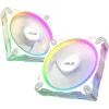 Кулер до корпусу ASUS PRIME MR120 REVERSE ARGB WHITE 3IN1 (90DA00L3-B09020) зображення 11