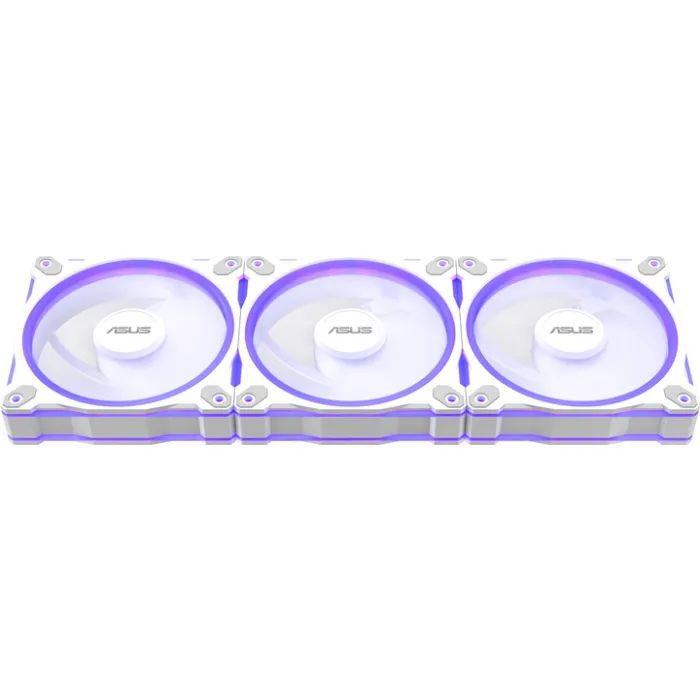 Кулер до корпусу ASUS PRIME MR120 REVERSE ARGB WHITE 3IN1 (90DA00L3-B09020) зображення 3