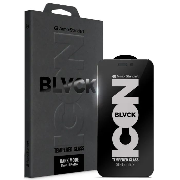 Скло захисне Armorstandart Dark Mode Apple iPhone 16 Pro Max (ARM85820)