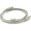 Кабель для принтера USB 2.0 AM/BM 1.8m ferrite white Voltronic (YT-AM/BM-1.8W) изображение 2