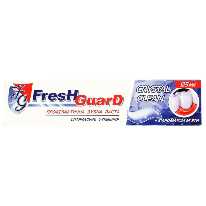 Зубная паста Fresh Guard Crystal Clean 125 мл (3800031756047)