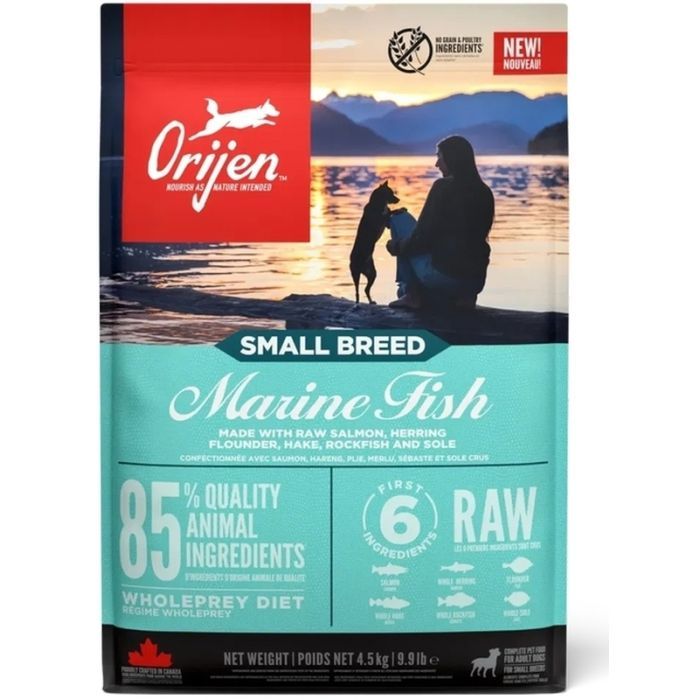 Сухий корм для собак Orijen Small Breed Marine Fish 1.8 кг (0064992722524)