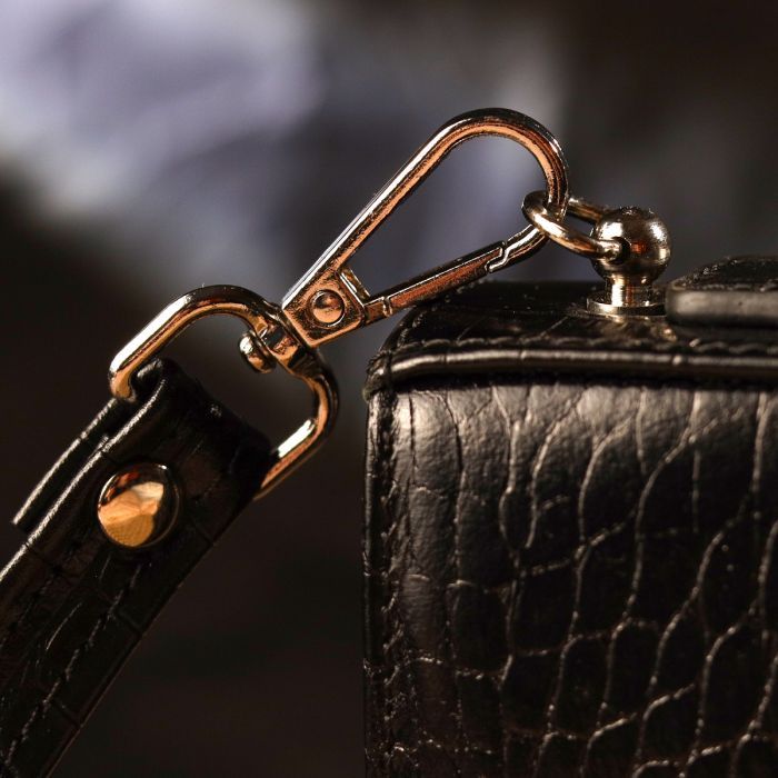 Сумка Canpellini З натуральної шкіри Чорна (21570) зображення 12