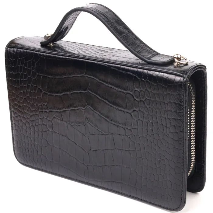 Сумка Canpellini З натуральної шкіри Чорна (21570) зображення 2