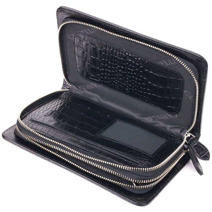 Сумка Canpellini З натуральної шкіри Чорна (21570) зображення 6