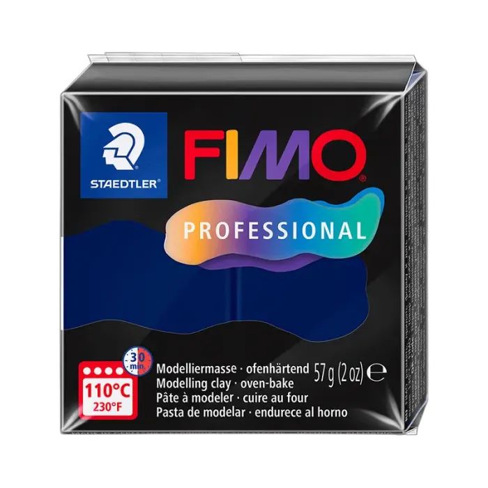 Пластика Fimo Professional, Темна синя, 57г (4007817163580)