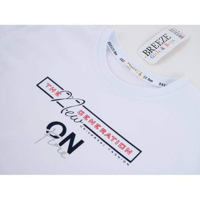 Футболка дитяча Breeze NEW GERERATION (21546-134B-white) зображення 3