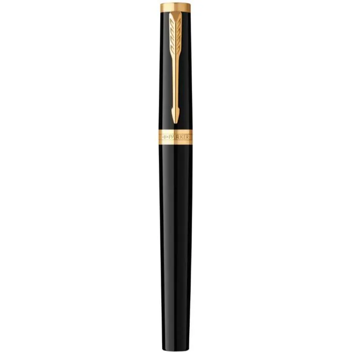 Ручка пір'яна Parker INGENUITY Black Lacquer GT FP F (60 011) зображення 2