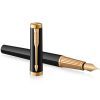 Ручка пір'яна Parker INGENUITY Black Lacquer GT FP F (60 011) зображення 3