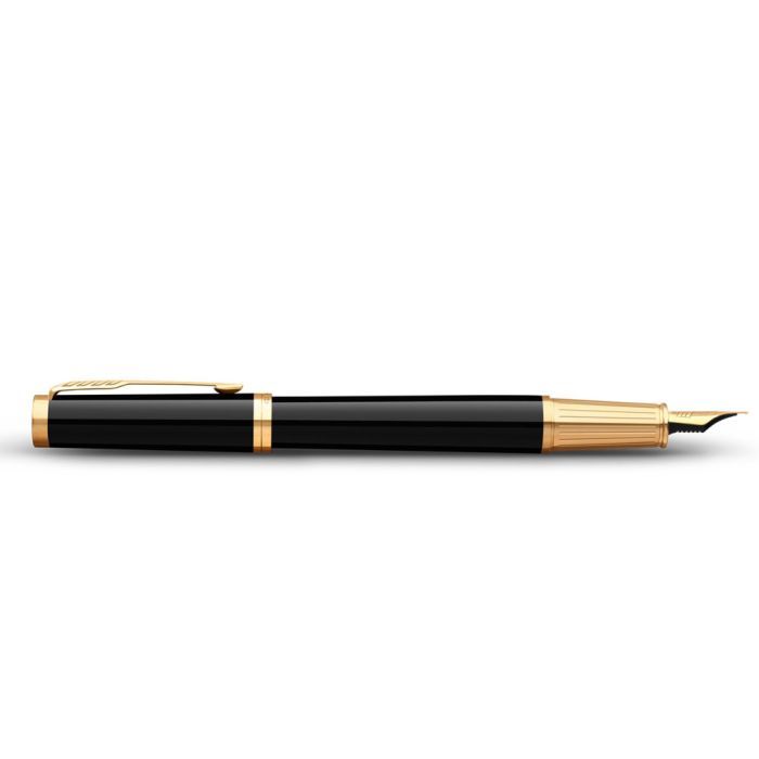 Ручка пір'яна Parker INGENUITY Black Lacquer GT FP F (60 011) зображення 4