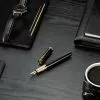 Ручка пір'яна Parker INGENUITY Black Lacquer GT FP F (60 011) зображення 8