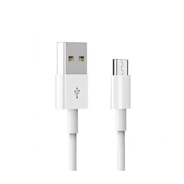 Дата кабель USB 2.0 AM to Micro 5P 1.0m 2.4A white Denmen (D22V-WH)