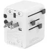 Зарядное устройство Canyon OnTour 70 3xUSB-C + 2xUSB-A EU/UK/US/AUS 70W White (CNS-TA70W1006W) изображение 4