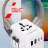 Зарядное устройство Canyon OnTour 70 3xUSB-C + 2xUSB-A EU/UK/US/AUS 70W White (CNS-TA70W1006W) изображение 7