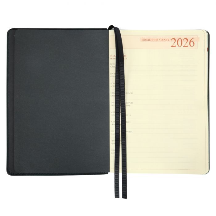 Еженедельник Leo planner А5 датирован 2026 "Case", интегральный, темный изумруд, 368 страниц (252660) изображение 4