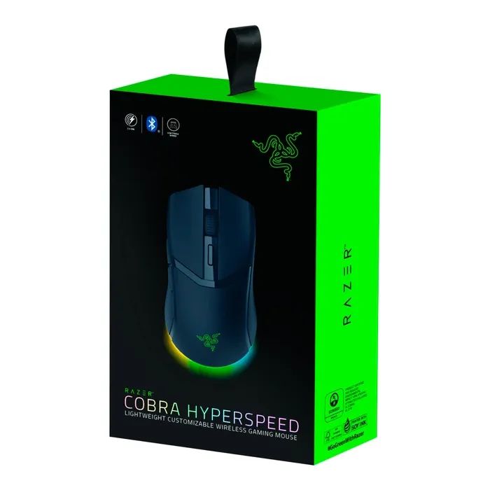 Мышка Razer Cobra Hyperspeed Wireless/Bluetooth/USB Black (RZ01-05570100-R3G1) изображение 10