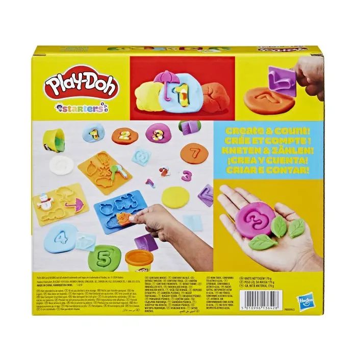 Набор для творчества Hasbro Play-Doh Основи E8533 Fundamentals numbe (E8530_E8533) изображение 4