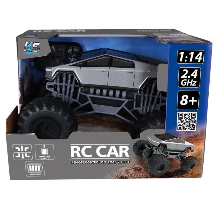Радіокерована іграшка KS Drive Bigfoot Off-road на р/к - Cyber Ride (2,4 ГГц) (SL-8362ARHG) зображення 4