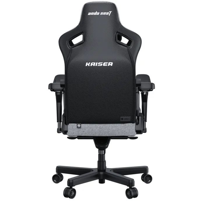 Крісло ігрове Anda Seat Kaiser 3 Pro Fabric Size XL Black (AD12YDC-XL-01-B-CF-B02) зображення 3