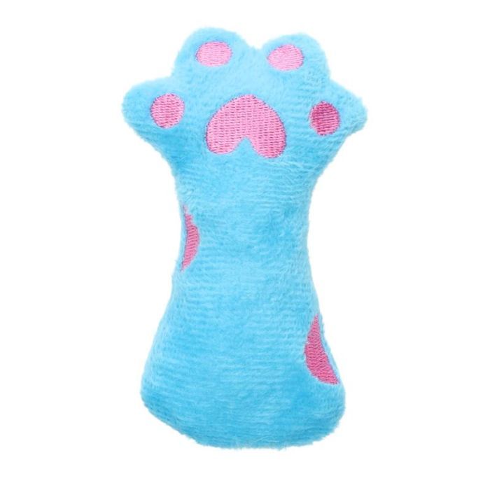 Игрушка для кошек Hippie Pet Лапка синяя 10.5 см (HIPCT2304053B)