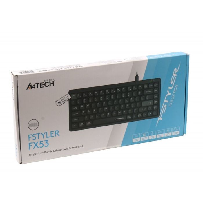 Клавиатура A4Tech FX53 USB UA Black (4711421002394) изображение 8