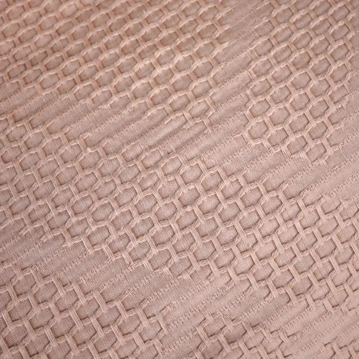 Постельное белье MirSon №20-01 Waffle Bej 175х210 двуспальный (2200011032603) изображение 6