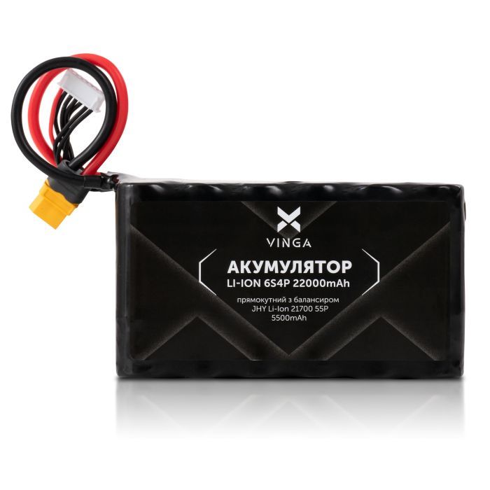 Аккумуляторный блок Vinga Li-Ion 6S4P 22000mAh з балансувальним дротом (V6S4P-22000MAH)
