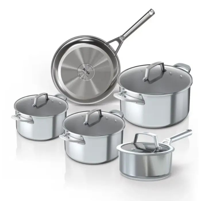 Набір посуду Ninja Zerostick з нержавіючої сталі 8 предметів (C65000DE)