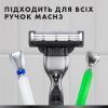 Змінні касети Gillette Mach3 Charcoal Деревне вугілля 5 шт. (8700216062770) зображення 6