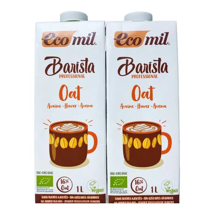 Молоко рослинне Ecomil Органічне з вівса Бариста 1 л (192802)