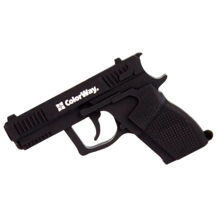 USB флеш накопитель ColorWay Pistol 64 GB 3.0 Black (CW-USBPL64)