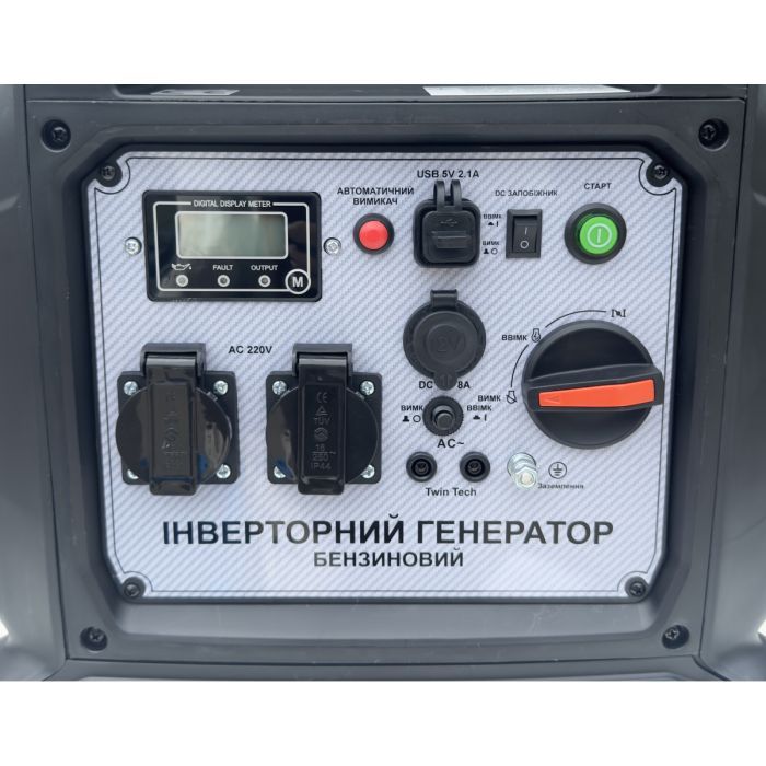 Генератор Forte инверторный FG5500iE 4kW, стартер ручной, электрический, 11л. (148251) изображение 9