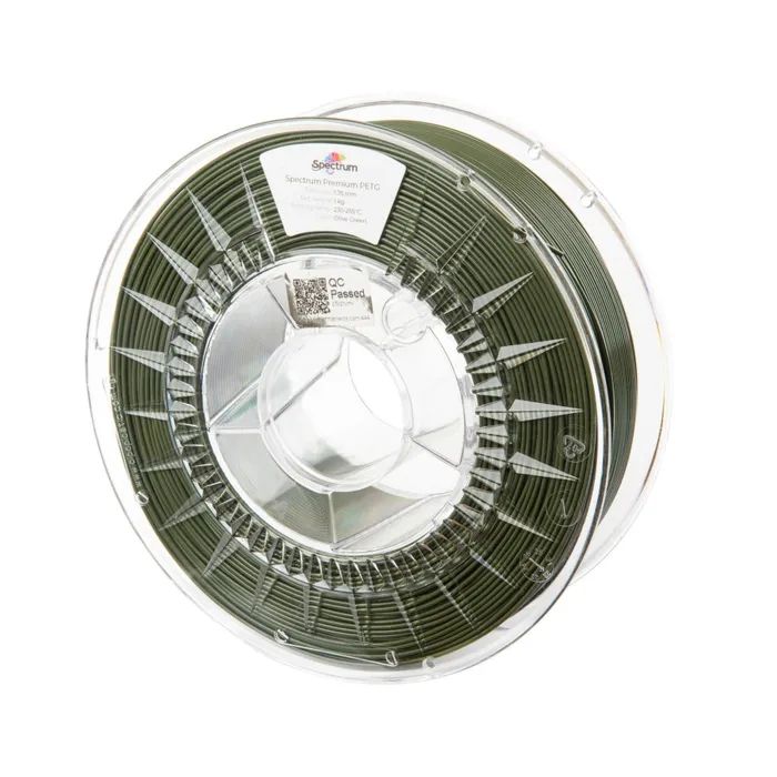 Пластик для 3D-принтера Spectrum PET-G Premium 1.75mm OLIVE GREEN 1kg (RAL 6003) (80603)